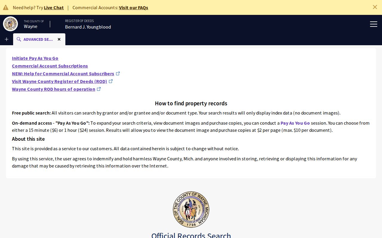 Dearborn residents directory deed research through Wayne County land records